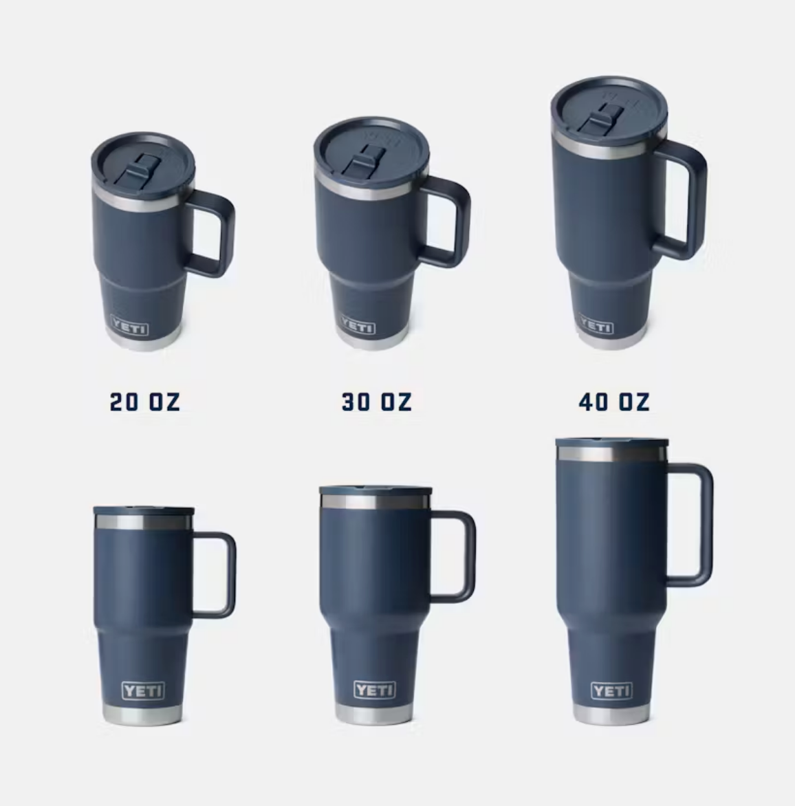 Yeti Rambler 30 oz Straw Travel Mug Rescue Red