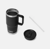 Yeti Rambler 20 oz Straw Travel Mug Black