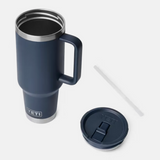 Yeti Rambler 40 oz Straw Travel Mug Navy