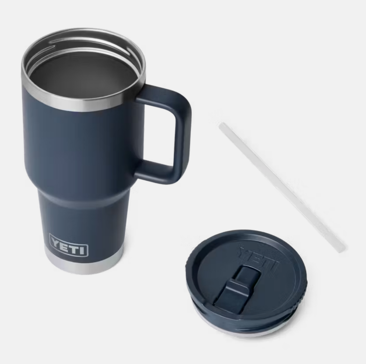 Yeti Rambler 30 oz Straw Travel Mug Navy