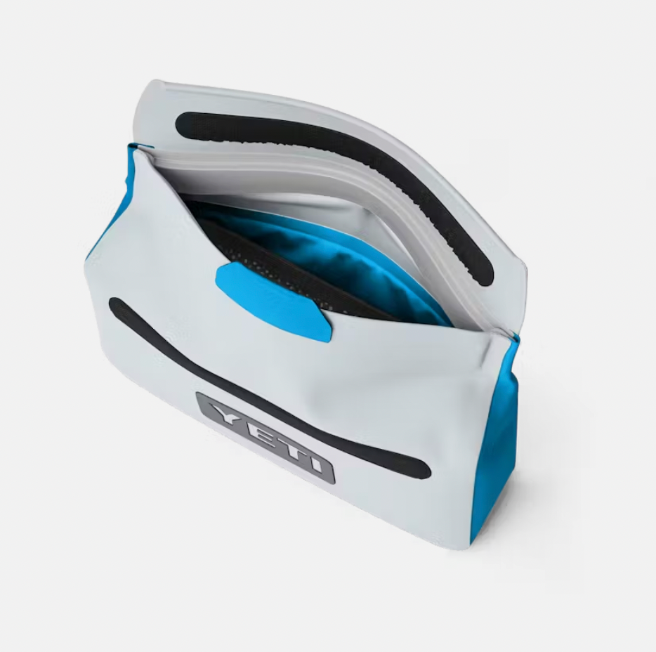 Yeti Sidekick Dry 3L Fog Gray/Blue Waterproof Gear Case