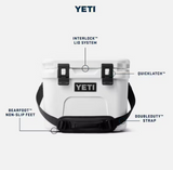 Yeti Roadie 15 White/Blue Cooler