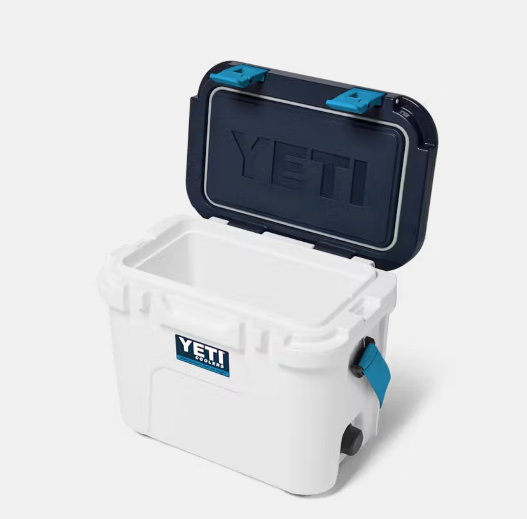 Yeti Roadie 15 White/Blue Cooler
