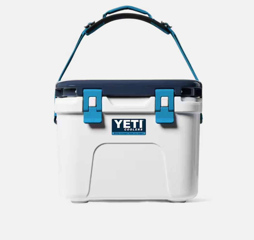 Yeti Roadie 15 White/Blue Cooler
