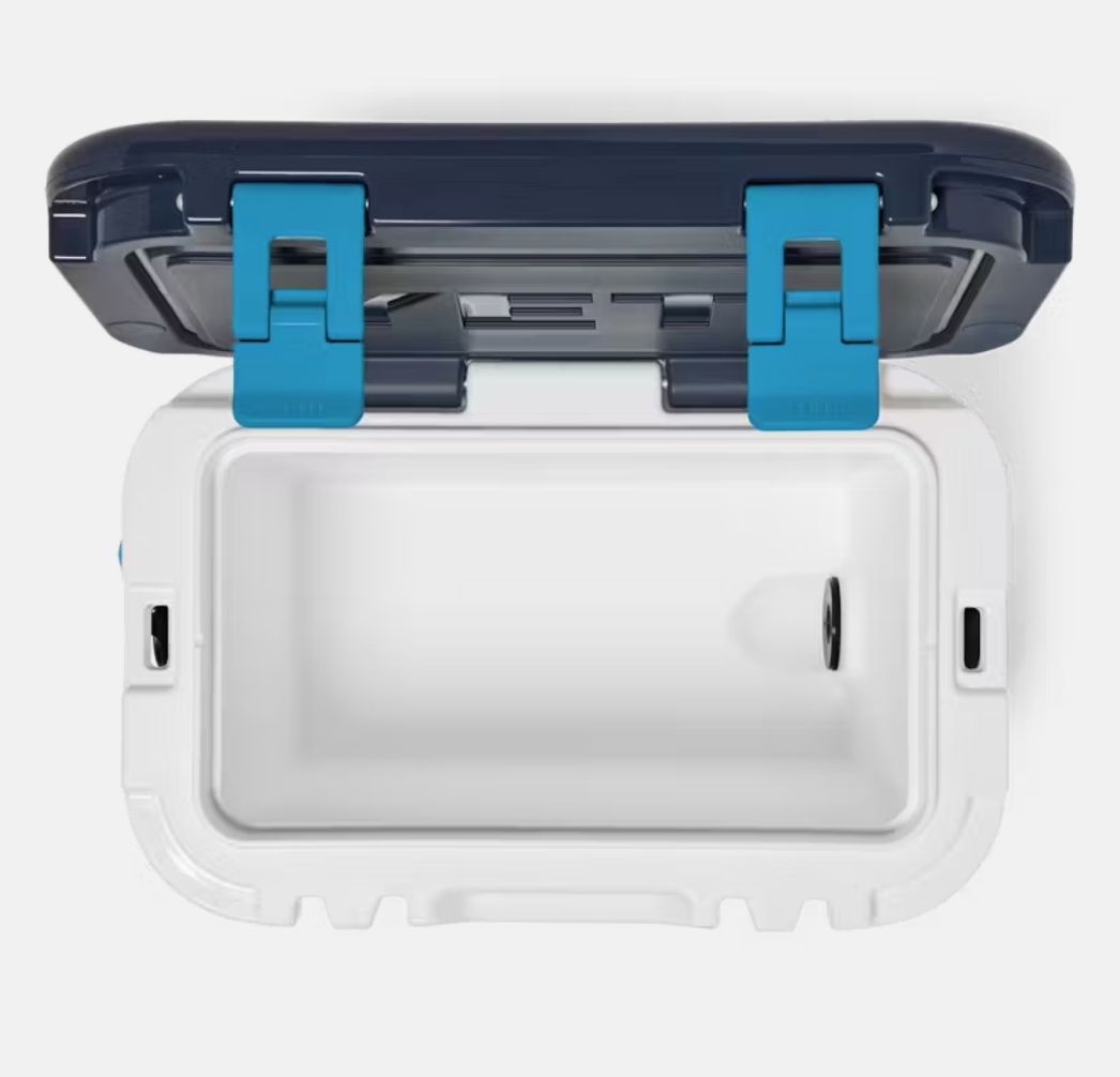 Yeti Roadie 15 White/Blue Cooler