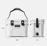 Yeti Roadie 15 White/Blue Cooler