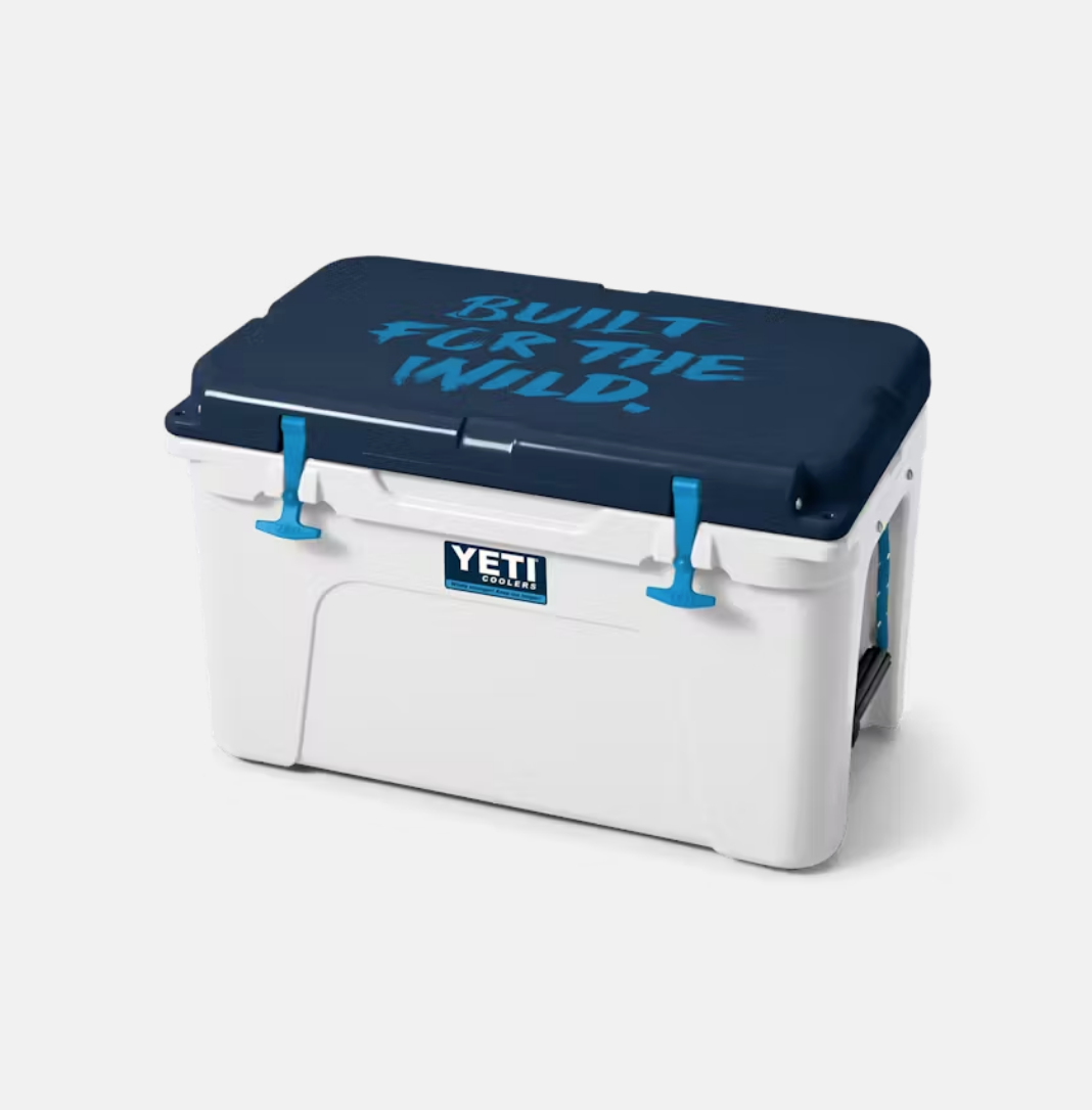 Yeti Tundra 45 White/Blue Cooler