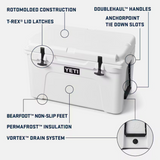 Yeti Tundra 45 White/Blue Cooler