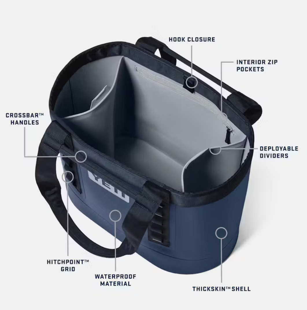 Yeti Camino Carryall 35 2.0 Fog Desert Bloom Tote Bag