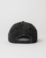 Rusty Hoodus Black 6 Panel Cap