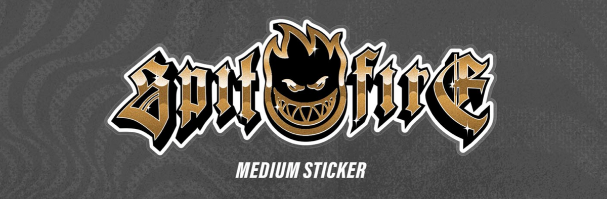 Spitfire Wheels Gold/Chrome Bighead Sticker