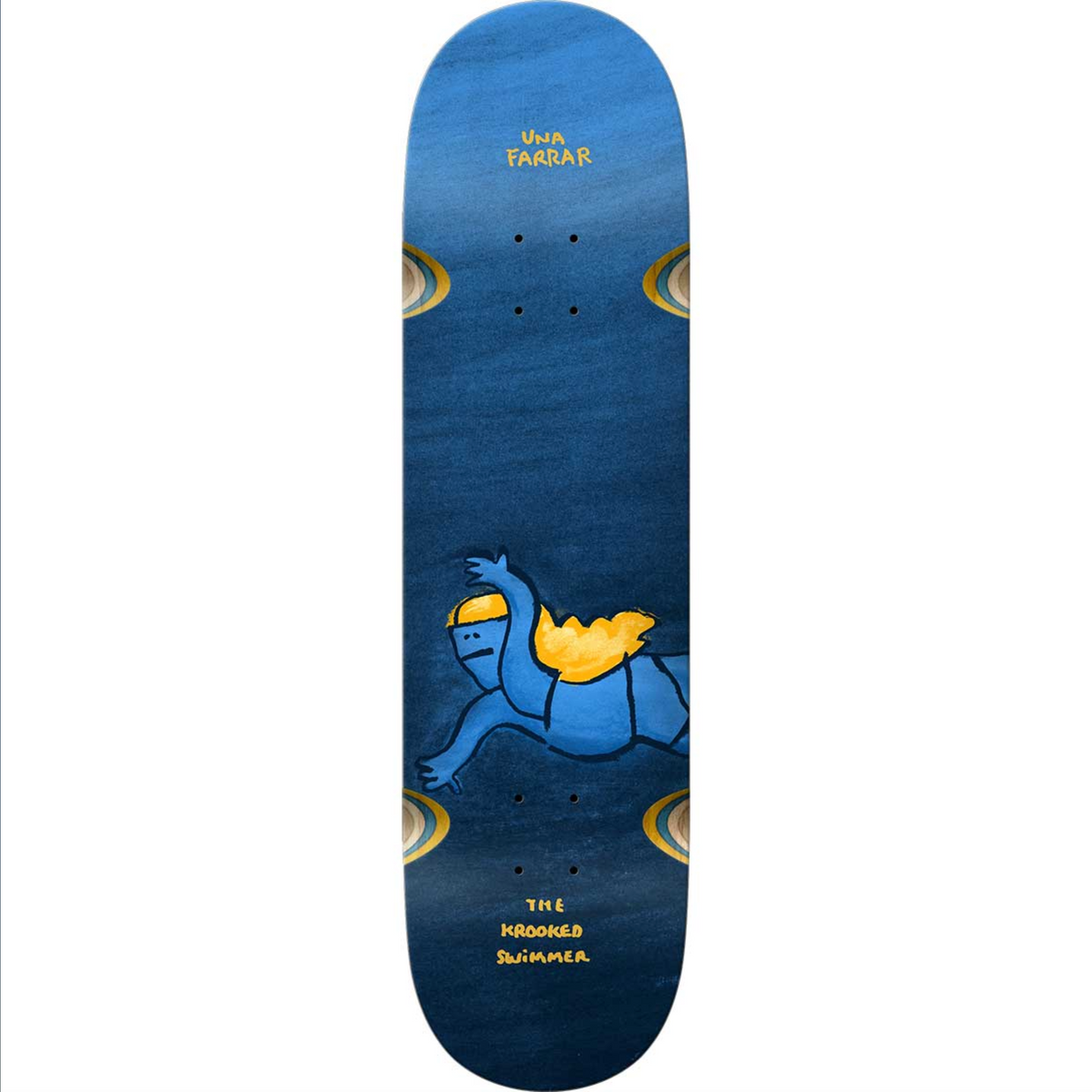 Krooked Una Farrar Swimmer 8.28" Wheel Wells Skateboard Deck