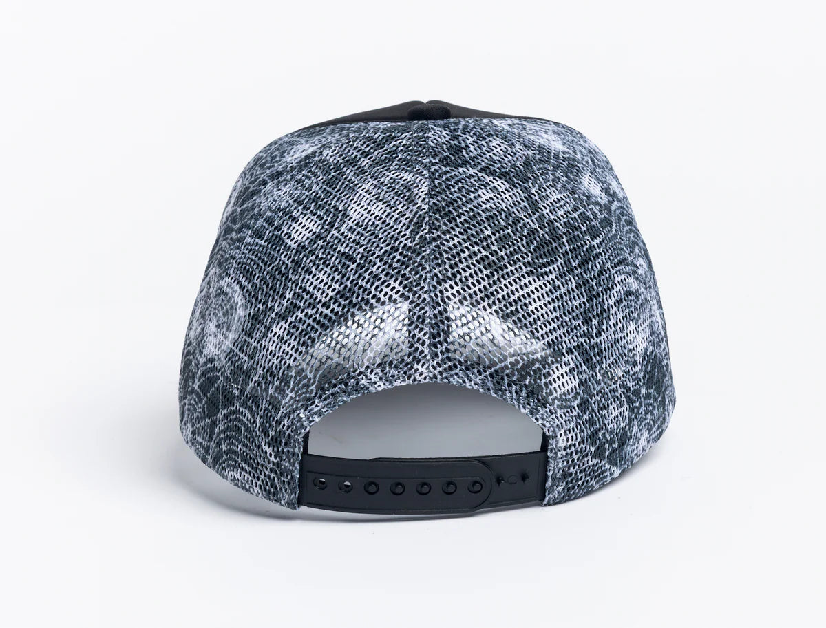 Autumn x Corduroy Stud Trucker Black Hat