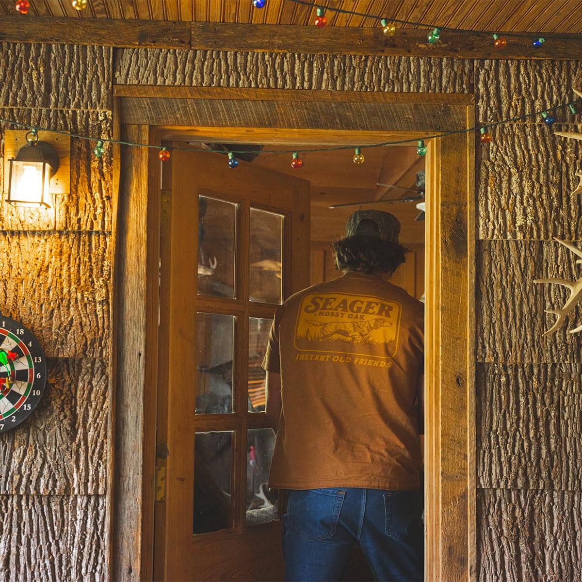 Seager X Mossy Oak Bird Dog Brown Tee S/s Shirt