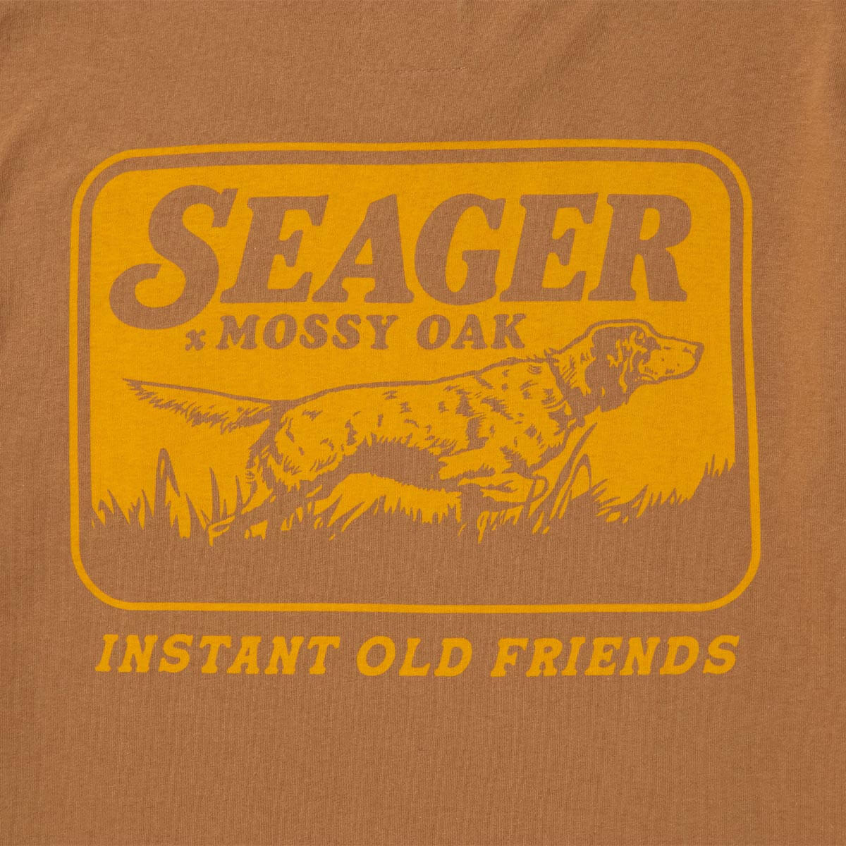 Seager X Mossy Oak Bird Dog Brown Tee S/s Shirt