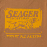 Seager X Mossy Oak Bird Dog Brown Tee S/s Shirt
