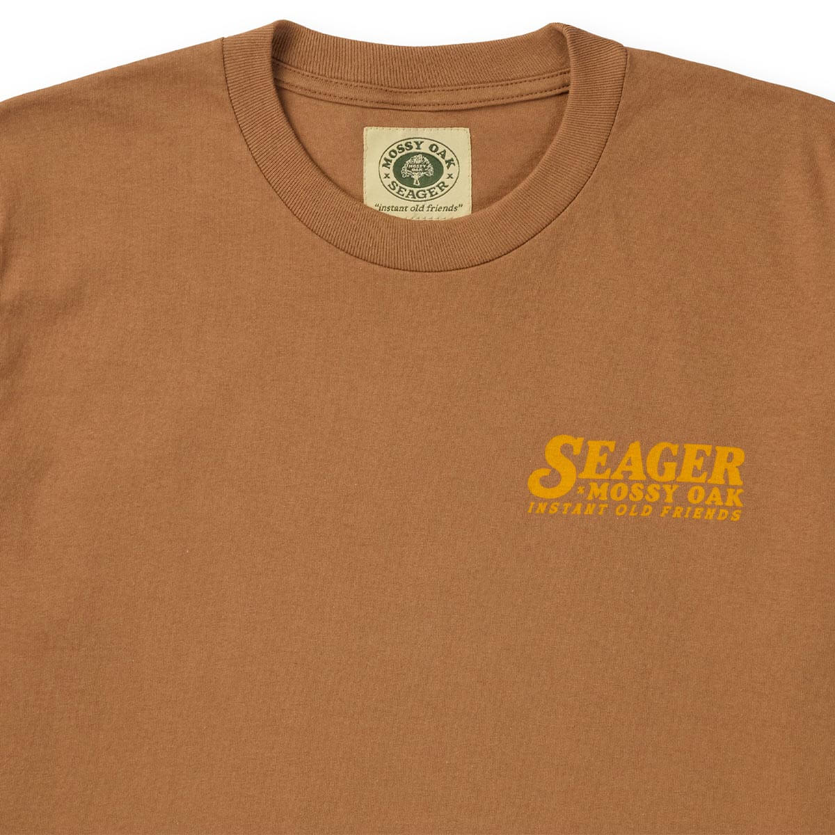 Seager X Mossy Oak Bird Dog Brown Tee S/s Shirt