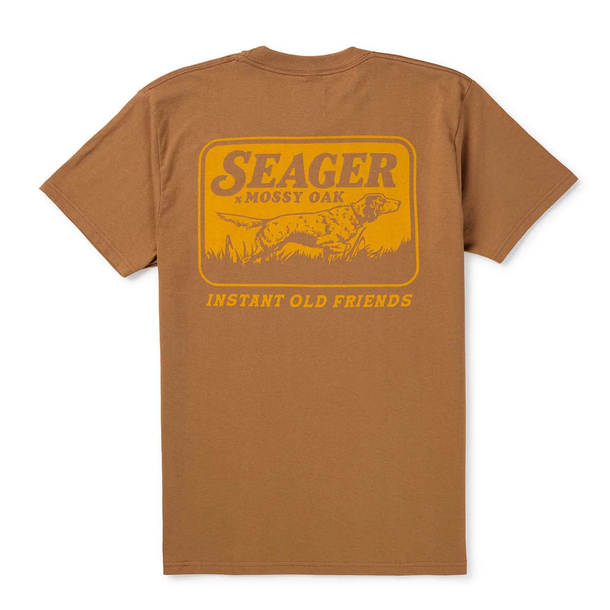 Seager X Mossy Oak Bird Dog Brown Tee S/s Shirt