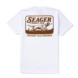 Seager X Mossy Oak Bird Dog White Tee S/s Shirt