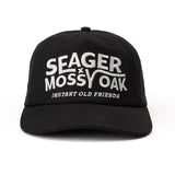 Seager X Mossy Oak I.O.F. Instant Old Friends Black Snapback Hat