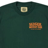 Seager X Mossy Oak I.O.F. Instant Old Friends Forest Green Tee S/s Shirt