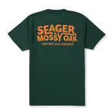 Seager X Mossy Oak I.O.F. Instant Old Friends Forest Green Tee S/s Shirt