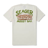 Seager X Mossy Oak Pack Out Vintage White Tee S/s Shirt