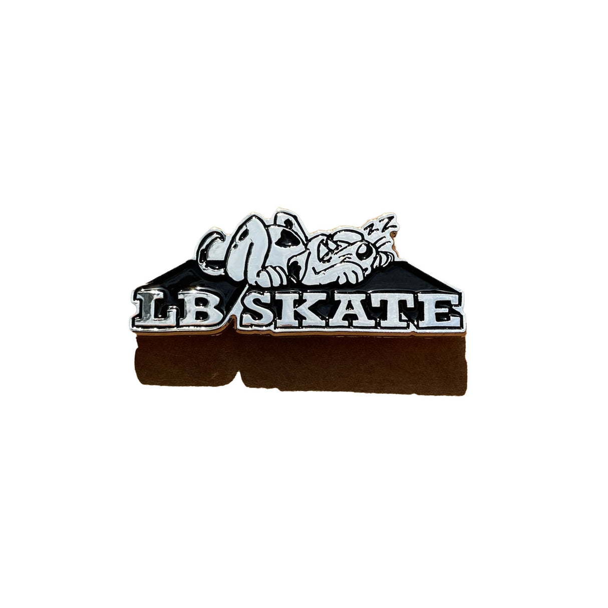 Long Beach Skate Co Shop Dog Pin