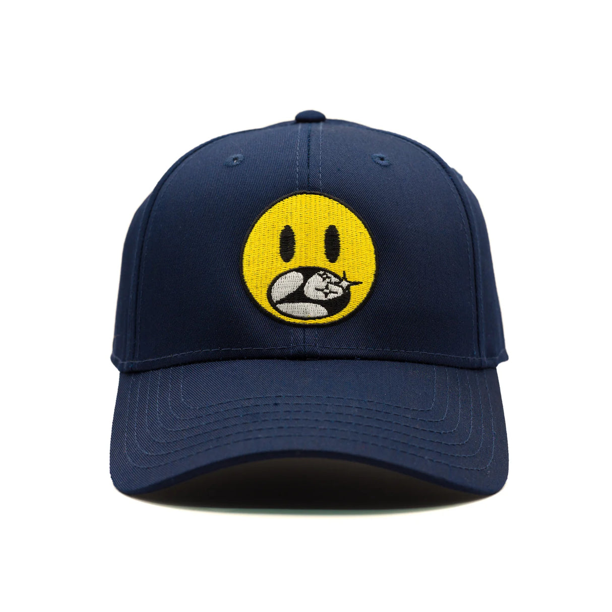 Limosine Smiley Navy Strapback Hat