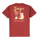 Seager Smokey Roasted Red S/s Shirt