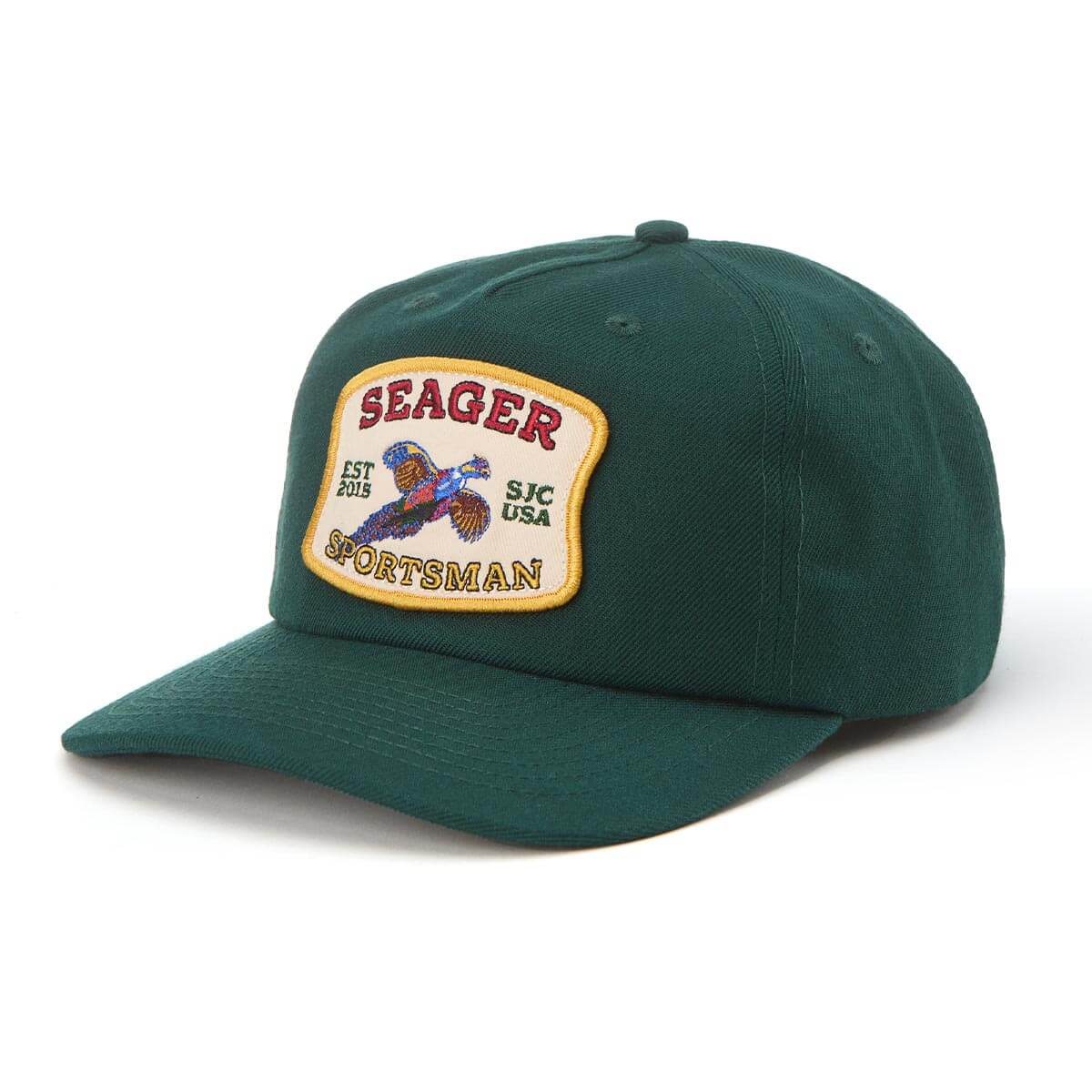 Seager Sportsman Green Snapback Hat