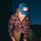 Seager Sportsman Navy Snapback Hat