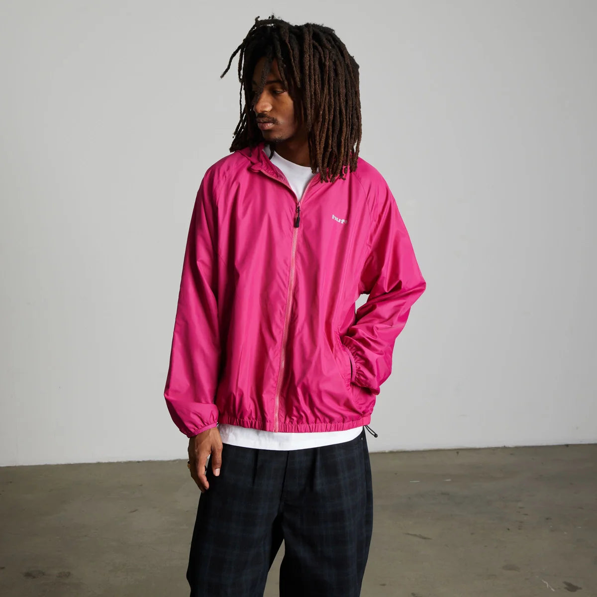 HUF T1 KCUF Magenta Shell Jacket