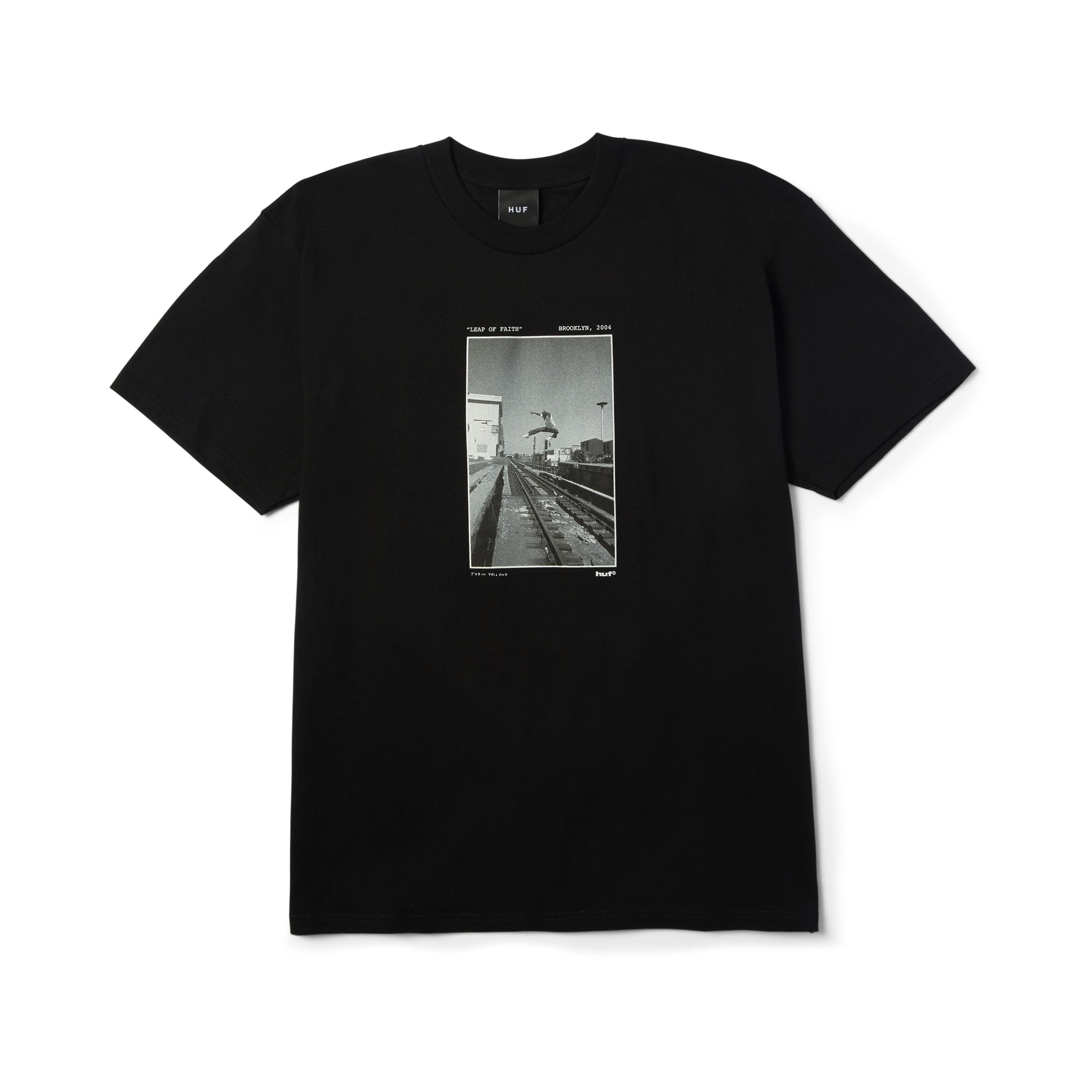 HUF Taking The Leap Black S/s Shirt – Long Beach Skate Co