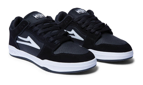 Lakai Telford Low Black/White Suede Shoes