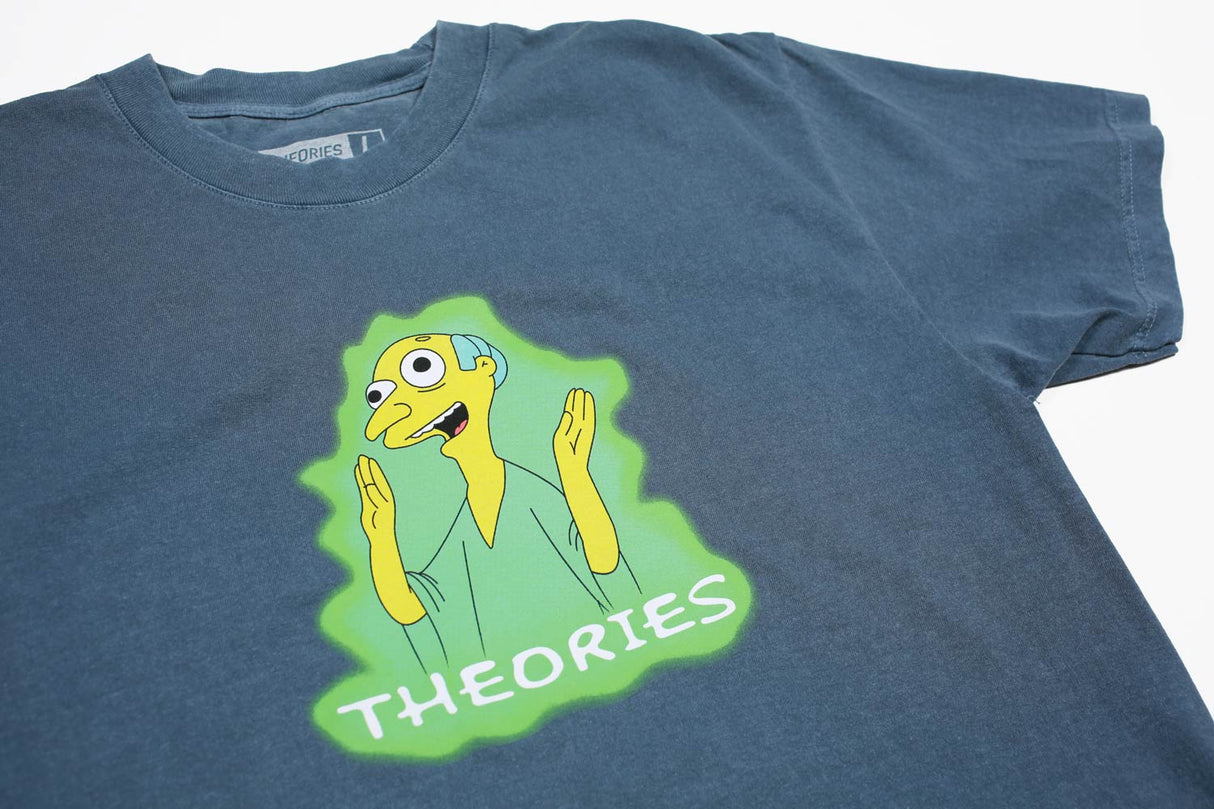 Theories Healthy Green Glow Navy S/s Shirt
