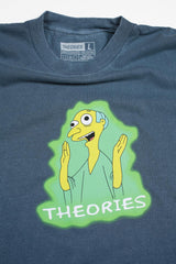 Theories Healthy Green Glow Navy S/s Shirt