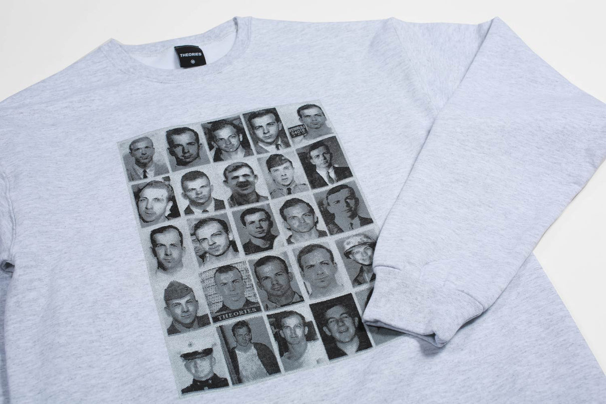 Theories Patsy Ash Grey Crewneck Sweatshirt