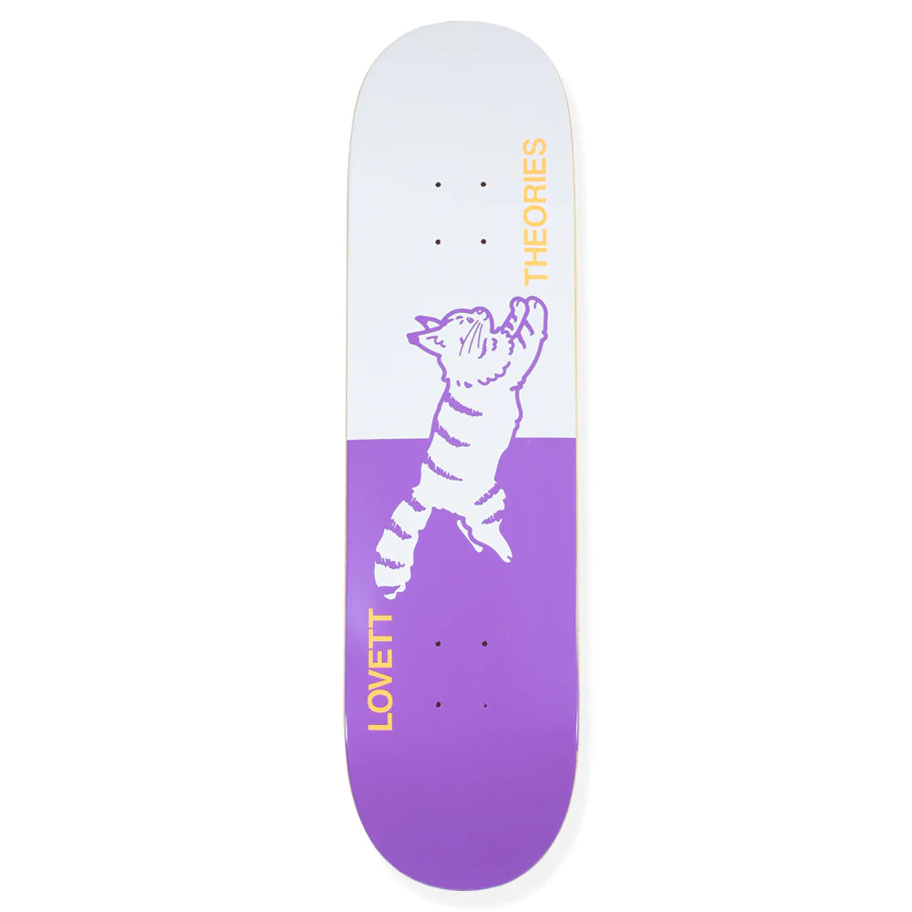 Theories Nyle Lovett Conscious Kitty 8.25 Skateboard Deck