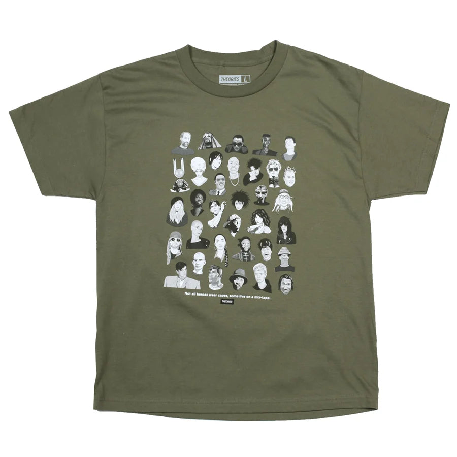 Theories Mixtape Olive S/s Shirt