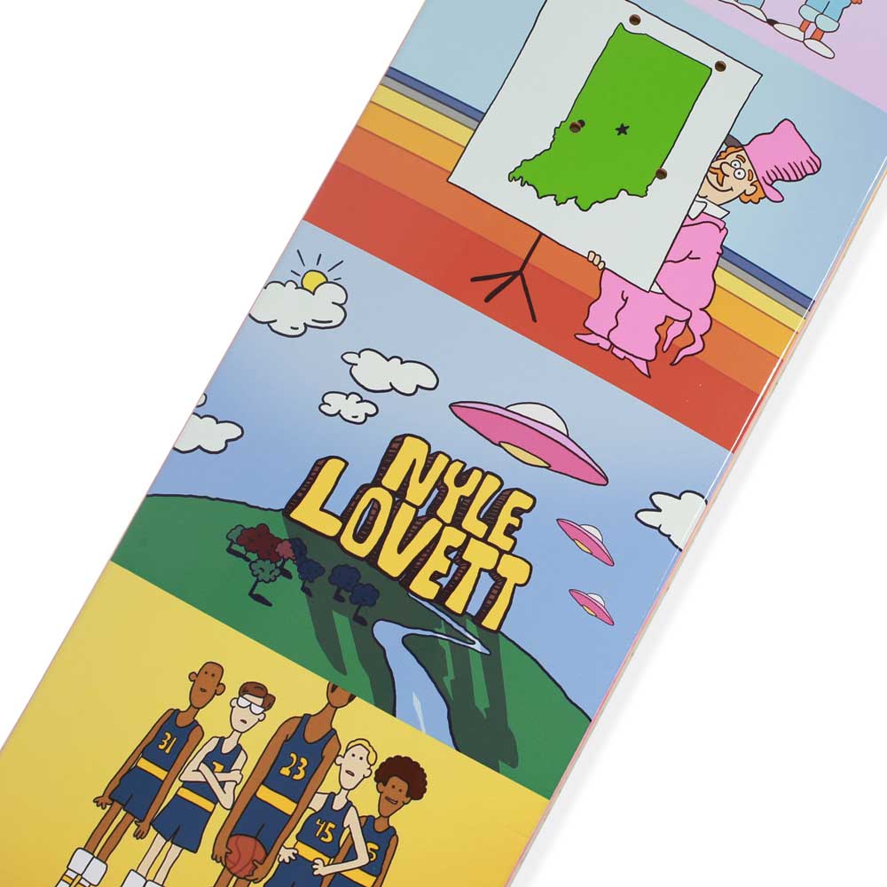 Theories Nyle Lovett School House Rock 8.25" Skateboard Deck