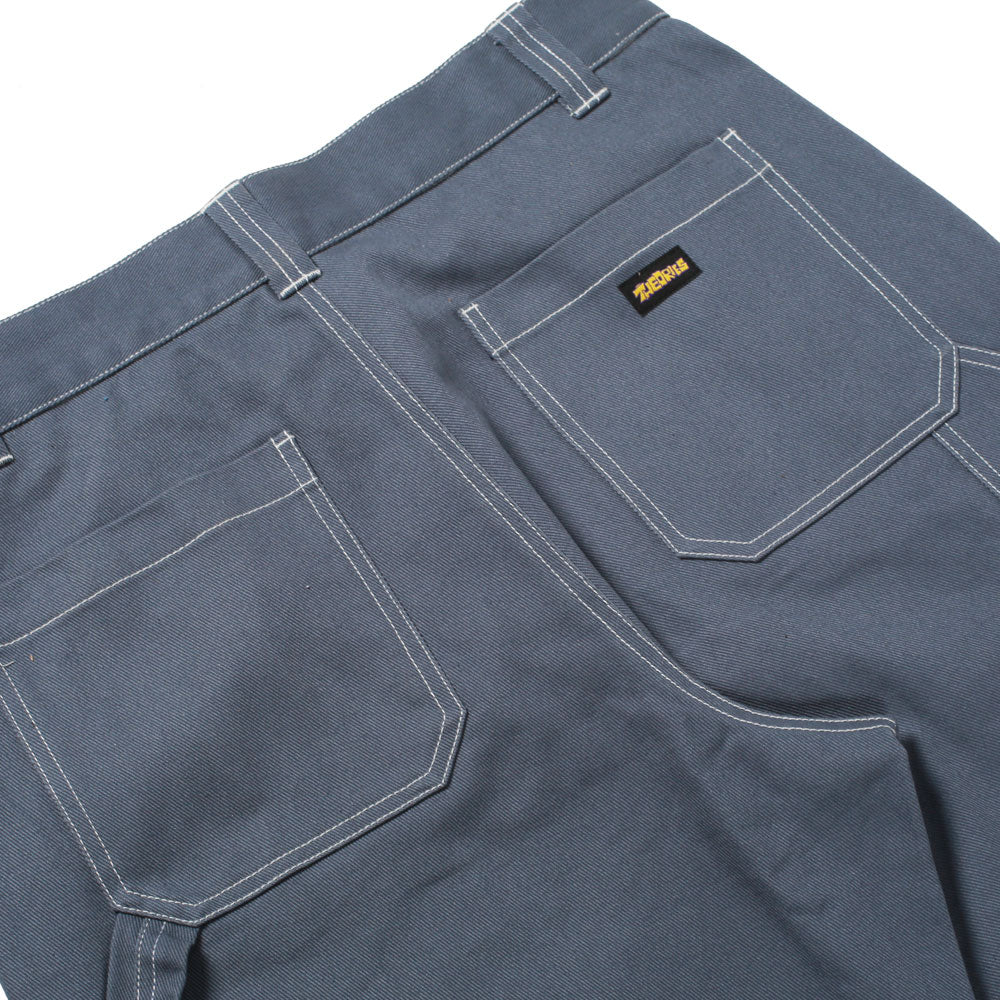 Theories Piano Trap Slate Blue Contrast Stitch Carpenter Pants