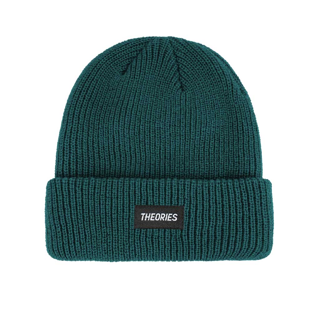 Theories Stamp Label Teal Beanie
