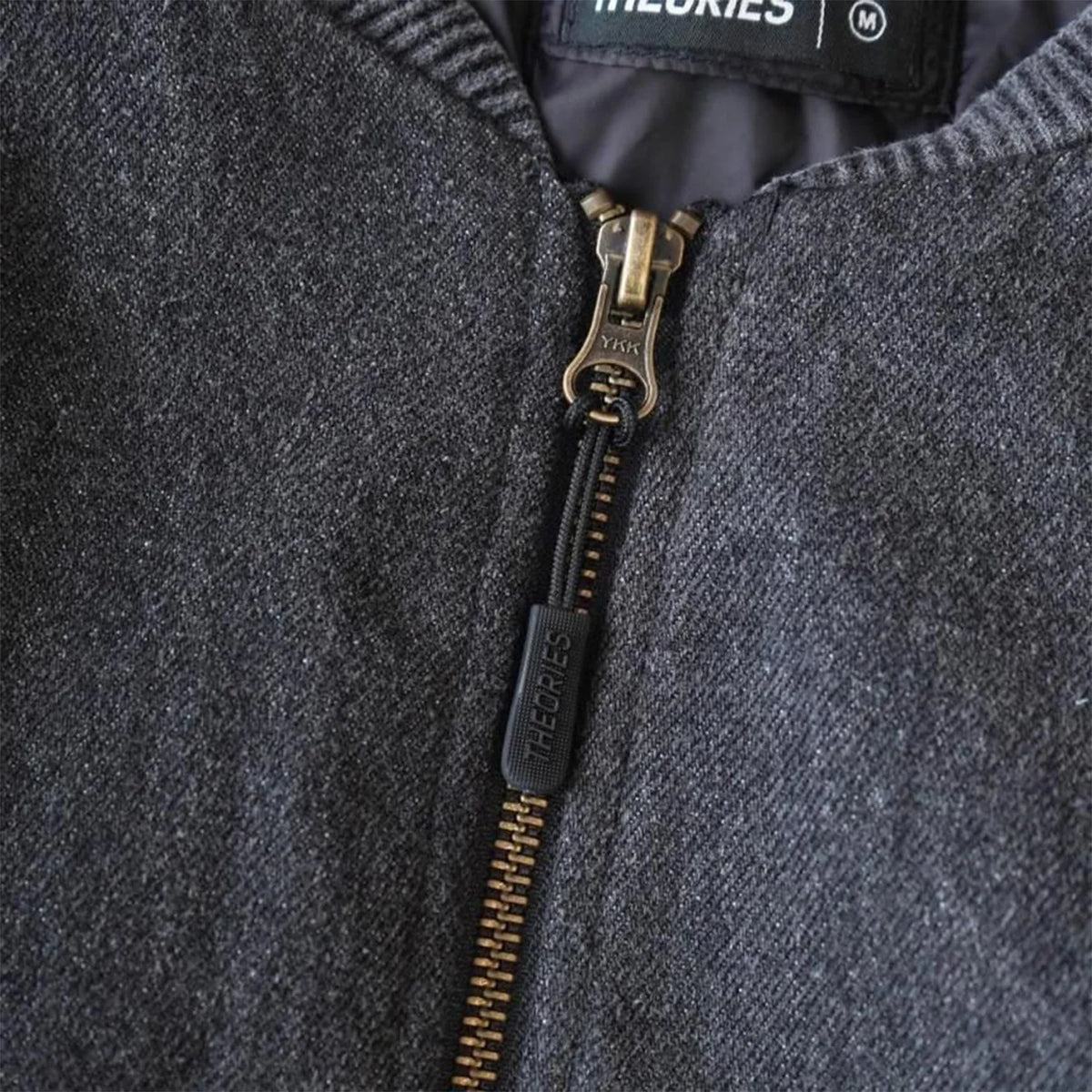 Theories Dakota Washed Black Denim Jacket