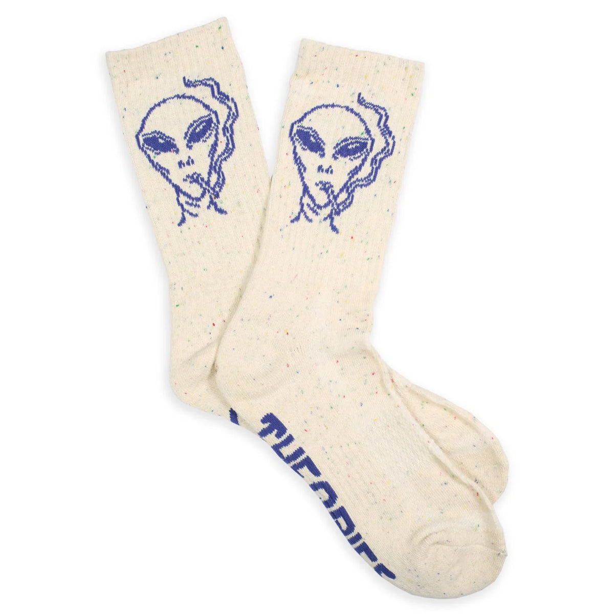 Theories Outer Space Blue Speckle Socks