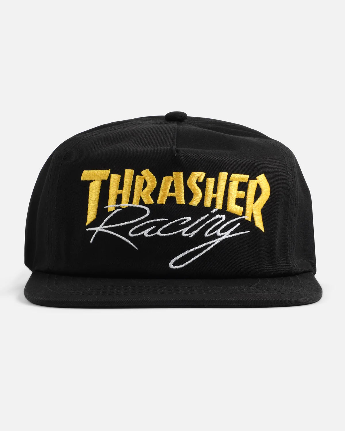 Thrasher Racing Black Snapback Hat