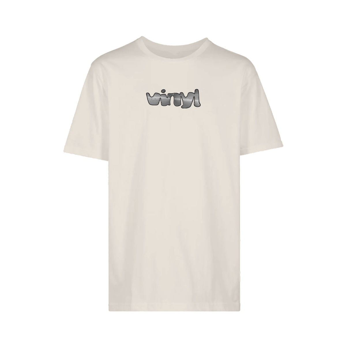 Vinyl Spiral Logo Cream S/s Shirt