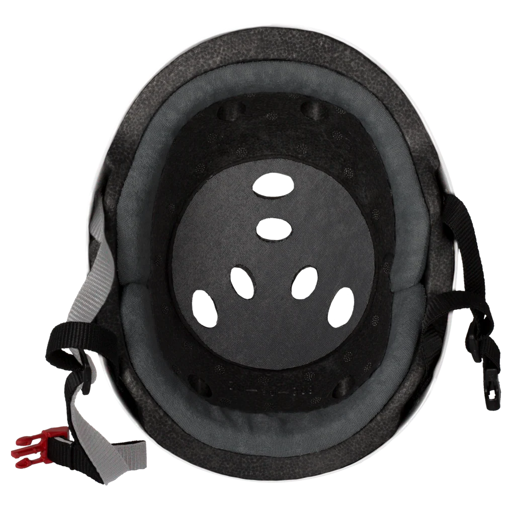 Triple Eight "The Certified Sweatsaver" White Matte Helmet