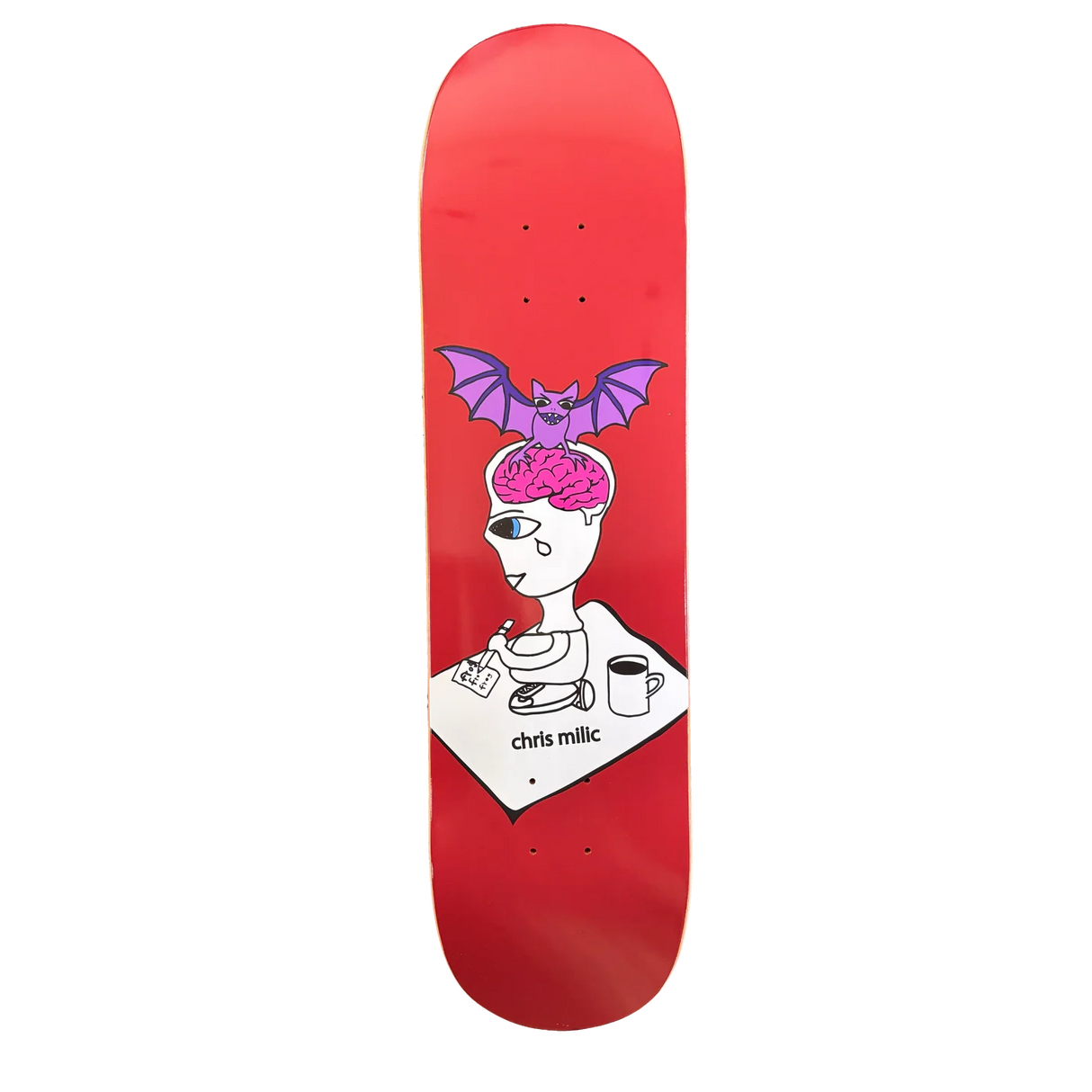 Frog Bat Brain Chris Milic 8.6" Skateboard Deck
