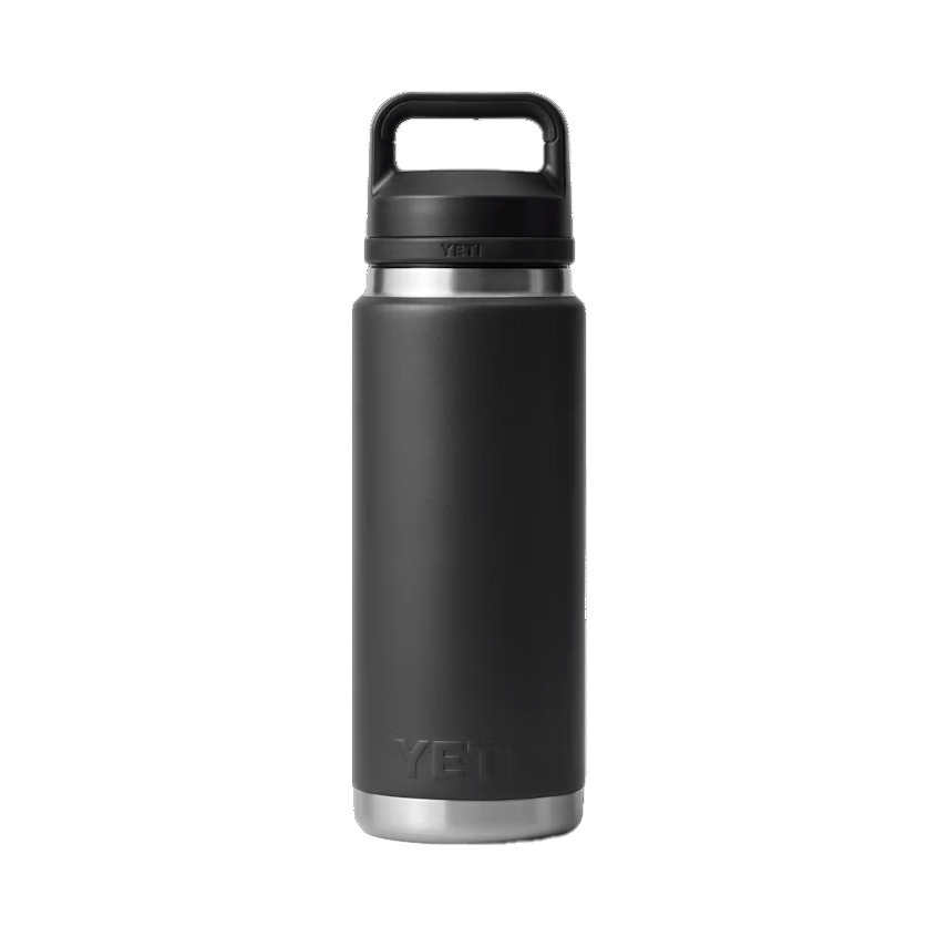 Yeti Rambler 26oz Black Water Bottle with Chug Cap